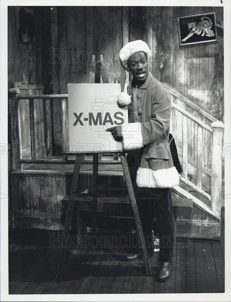 1990 Press Photo Eddie Murpy  in 'Mister Robinson's Neighborhood". - Historic Images