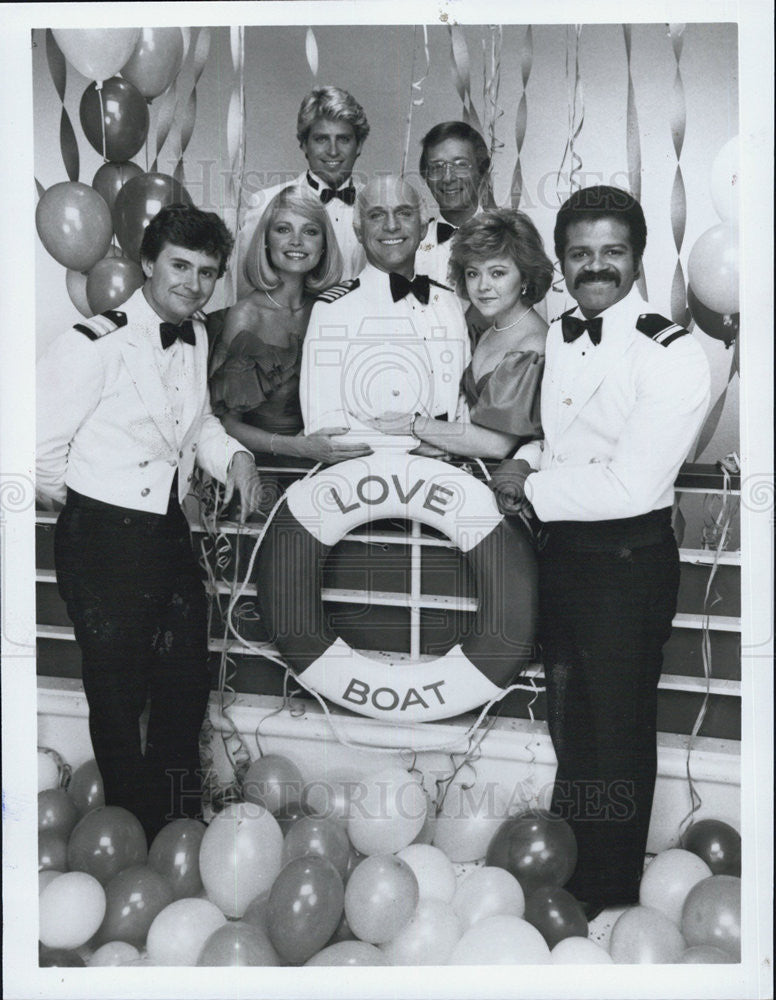 Press Photo MacLeod, Kopell, Lange, Grandy And Whelan In &quot;The Love Boat&quot; - Historic Images