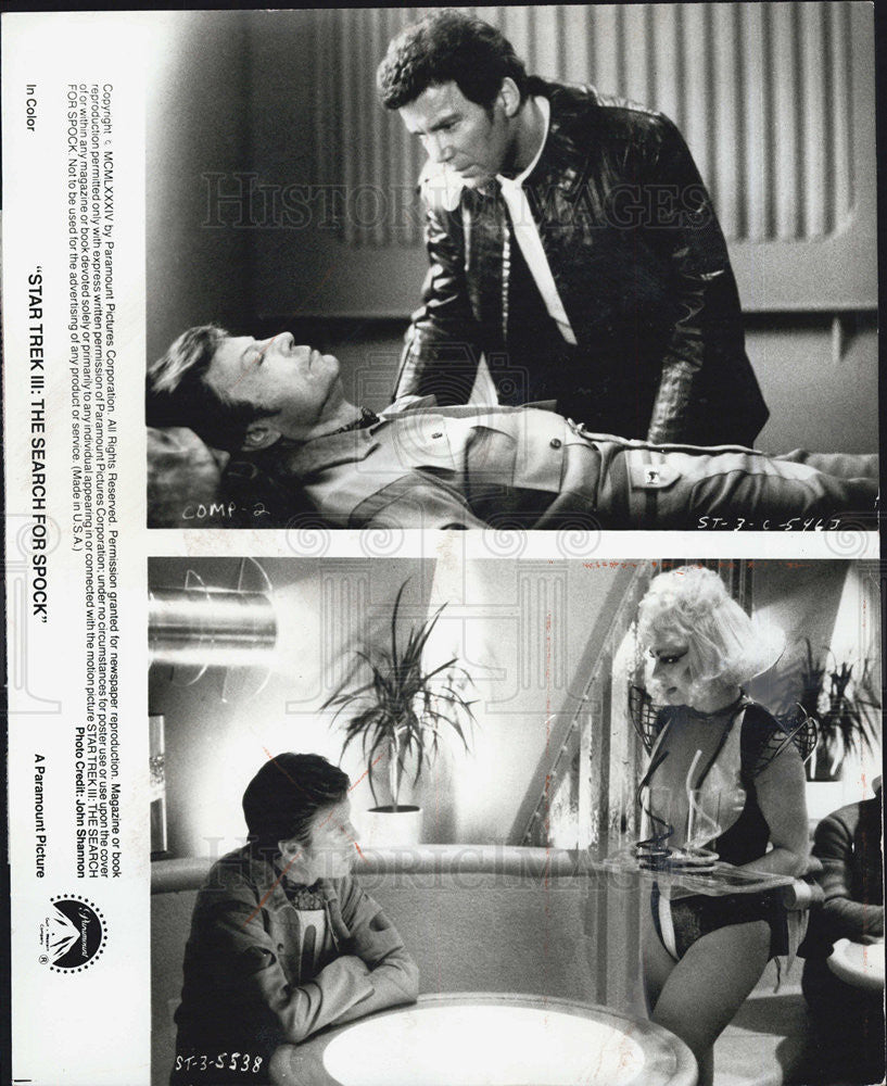 1984 Press Photo Scenes From The Film &quot;Star Trek III: The Search For Spock&quot; - Historic Images