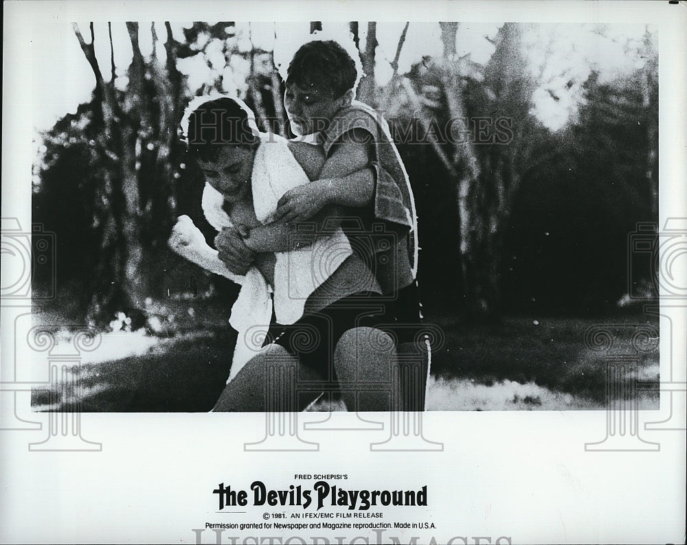 1981 Press Photo a scene from Fred Schepisi&#39;s &quot;The Devils Playground&quot;- Historic Images