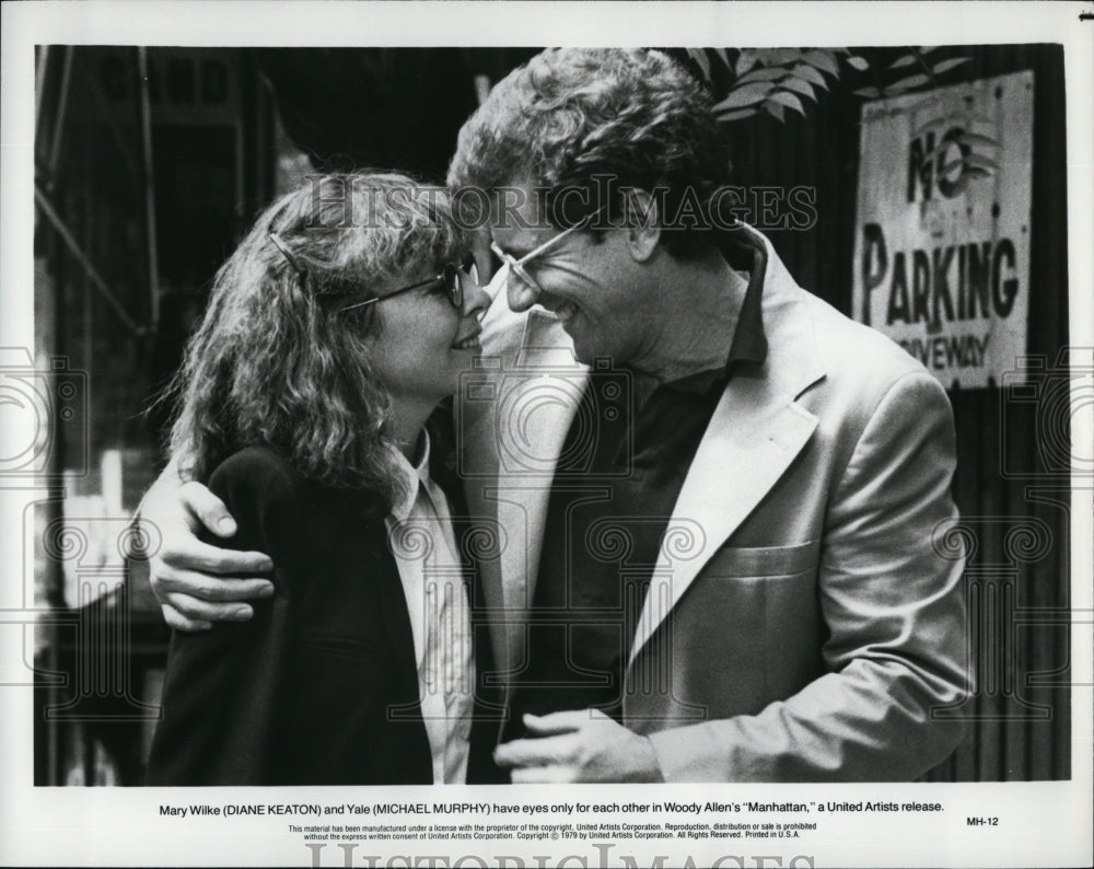 1979 Press Photo Diane Keaton, Michael Murphy "Manhattan"- Historic Images