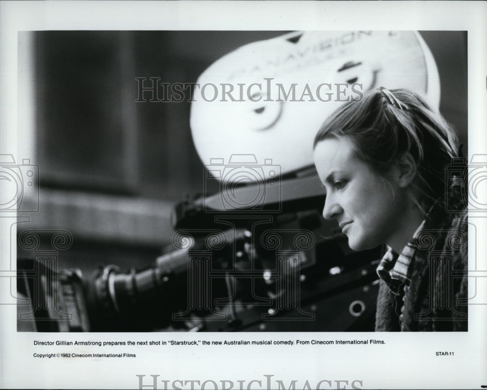 1982 Press Photo Director Gillian Armstrong &quot;Starstruck&quot;- Historic Images