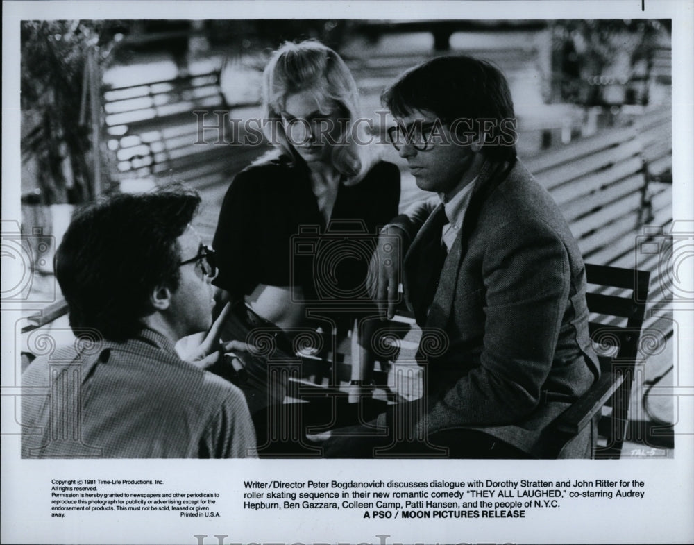 1981 Press Photo Director Peter Bogdanovich of &quot;They All Laughed&quot;- Historic Images