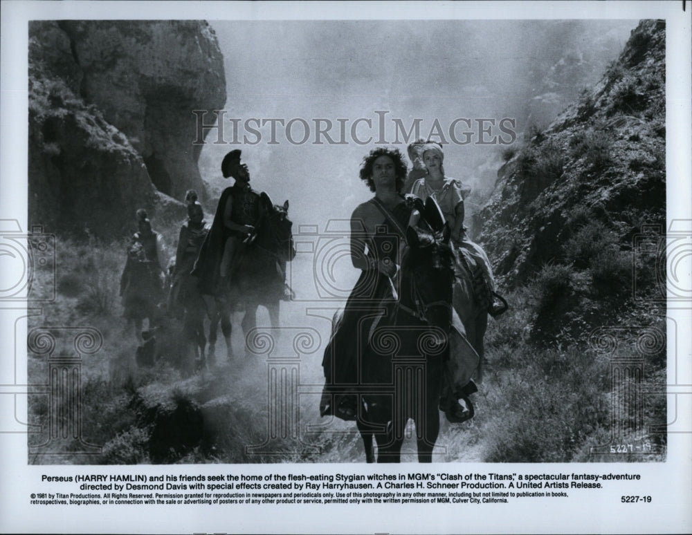 1981 Press Photo Actor Harry Hamlin in &quot;Clash of the Titans&quot;- Historic Images