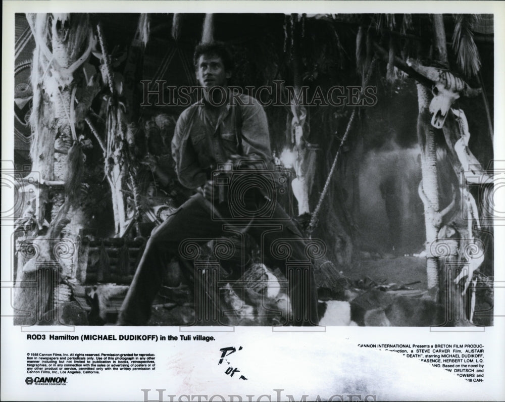 1988 Press Photo &quot;Platoon Leader&quot; starring Michael Dudikoff- Historic Images