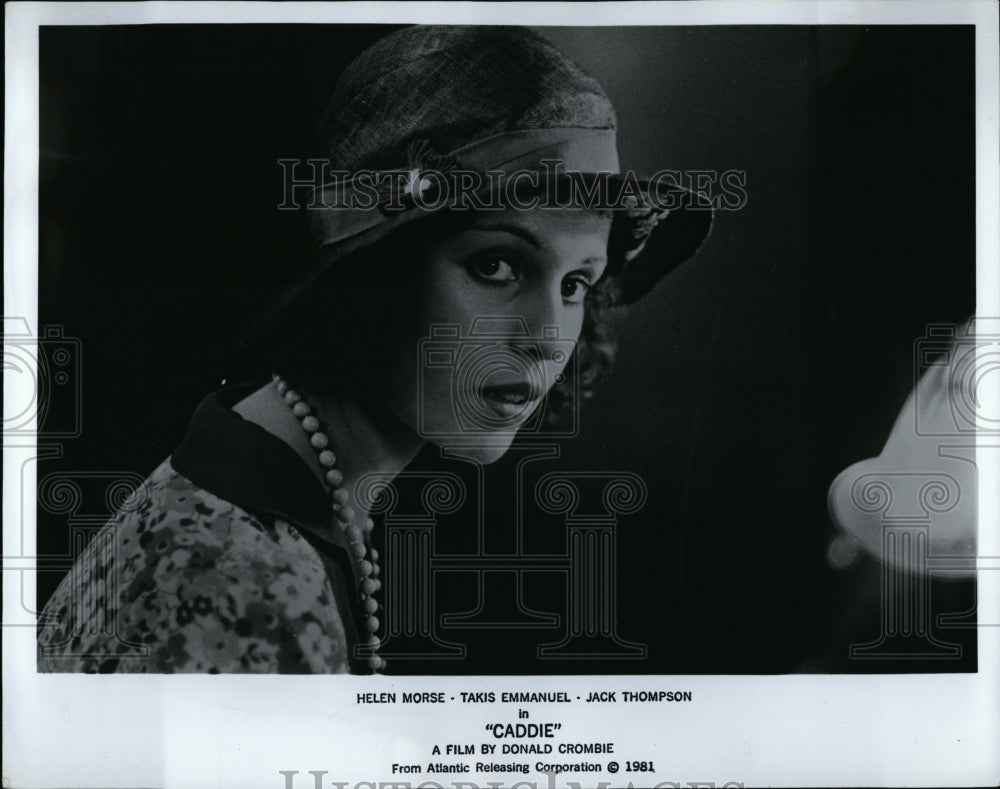 1981 Press Photo Actress Helen Morse In &quot;Caddie&quot;- Historic Images