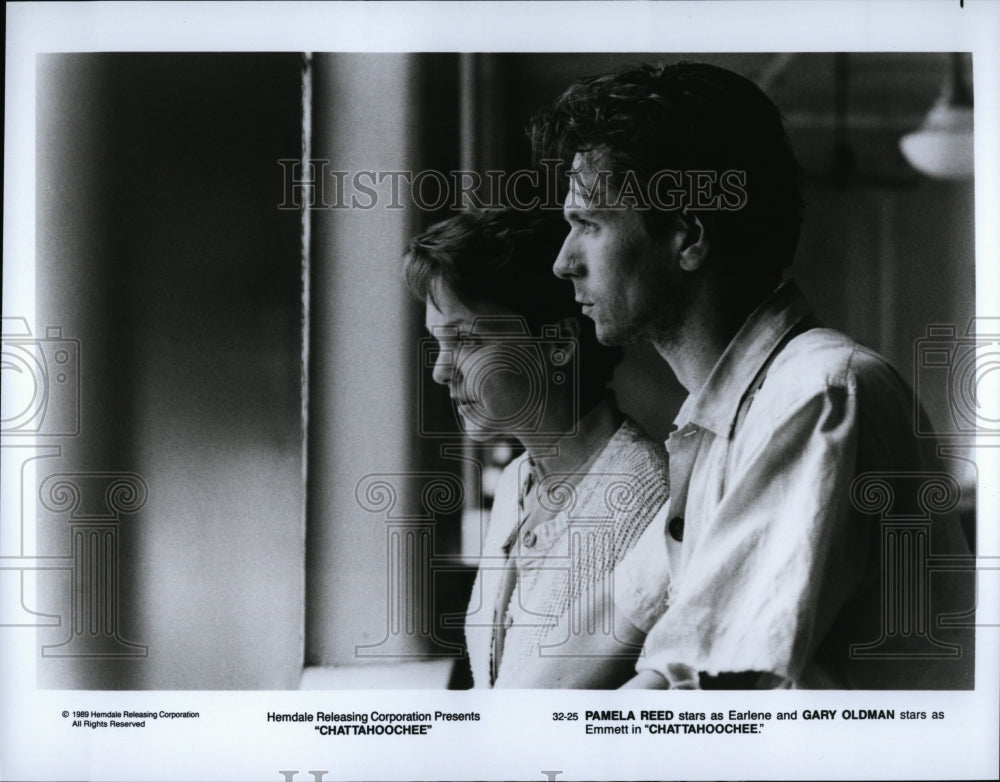 1989 Press Photo Chattahoochee Pamela Reed Gary Oldman Movie- Historic Images