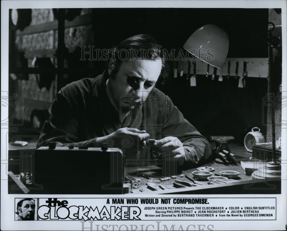 1974 Press Photo Actor Jean Rochefort In &quot;The Clockmaker&quot;- Historic Images