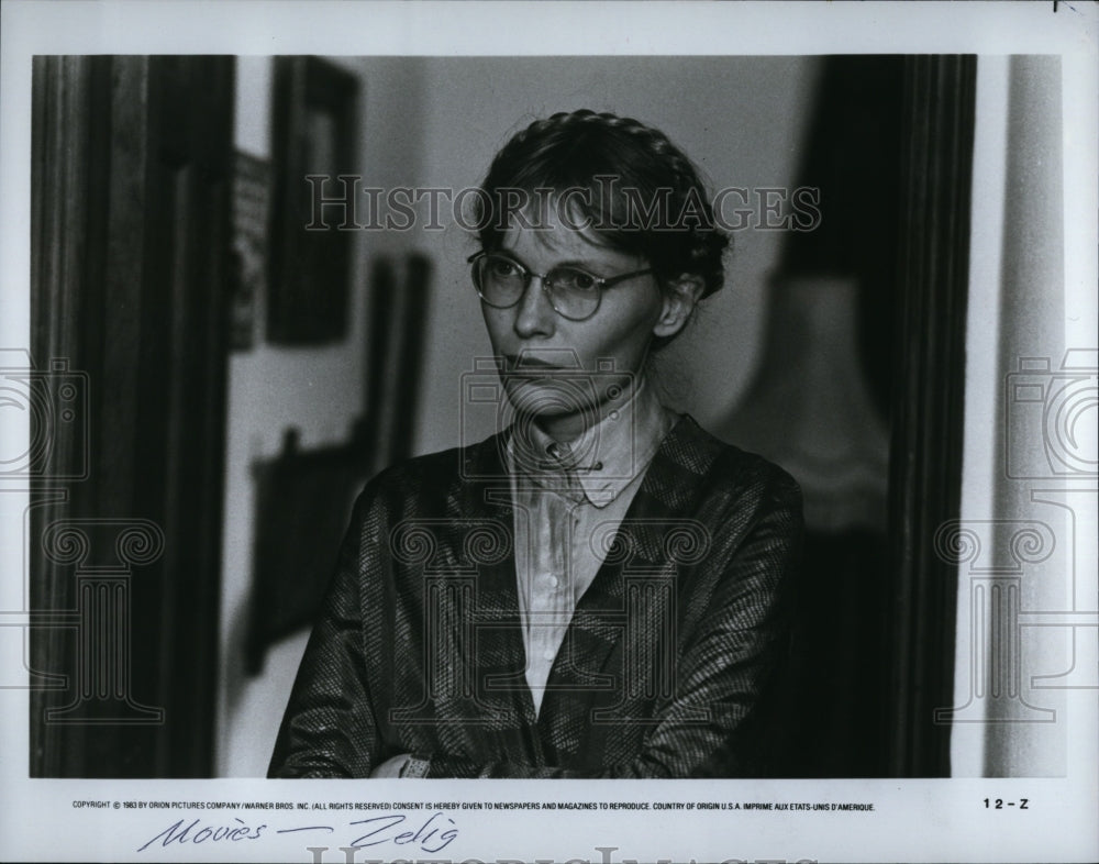 1983 Press Photo Mia Farrow in &quot;Zelig&quot;- Historic Images