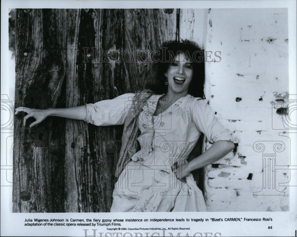 1984 Press Photo  &quot;Bizet&#39;s Carmen&quot; Julia Migenes Johnson- Historic Images