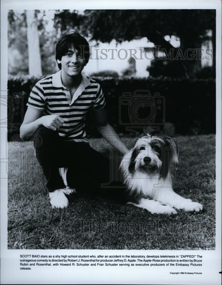 1982 Press Photo Scott Baio &quot;Zapped!&quot;- Historic Images