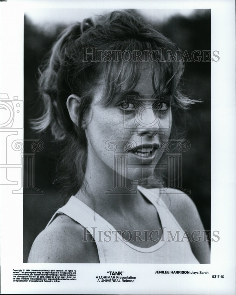 1984 Press Photo &quot;Tank&quot; starring Jenilee Harrison- Historic Images