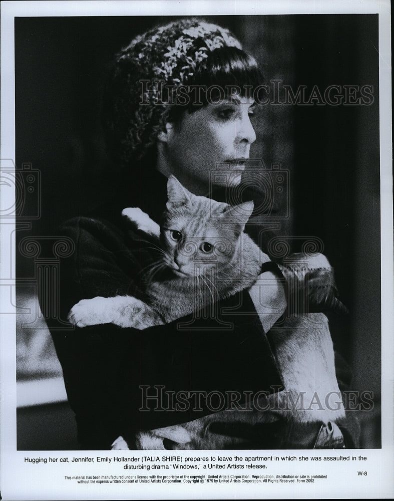 1979 Press Photo Talia Shire Actress Drama Thriller Movie Windows Film- Historic Images