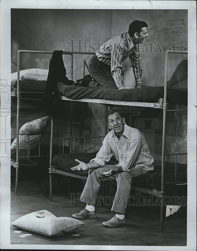 1971 Press Photo Tony Randall Actor Jack Klugman Odd Couple Television Comedy TV- Historic Images