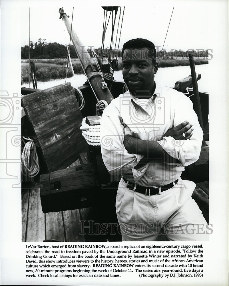 1983 Press Photo &quot;Reading Rainbow&quot; LeVar Burton hosts- Historic Images