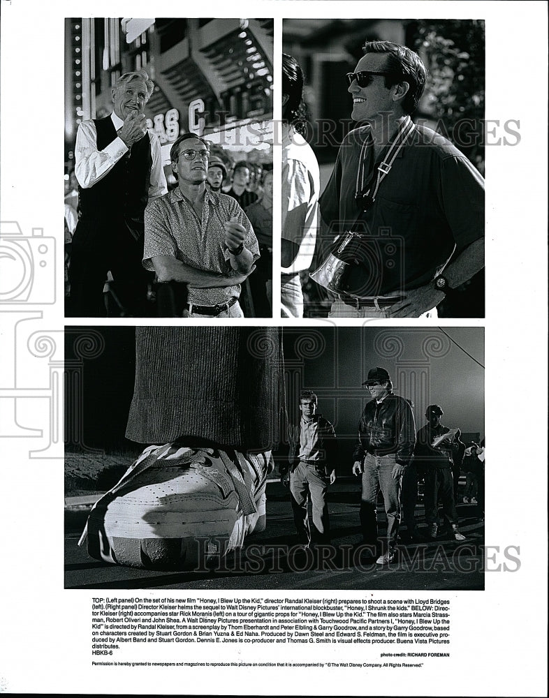 1992 Press Photo Actor Rick Moranis In "Honey I Blew Up The Kid" - Historic Images