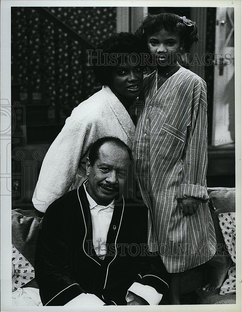 1987 Press Photo Sherman Hemsley and Anna Maria Horsford in Amen- Historic Images