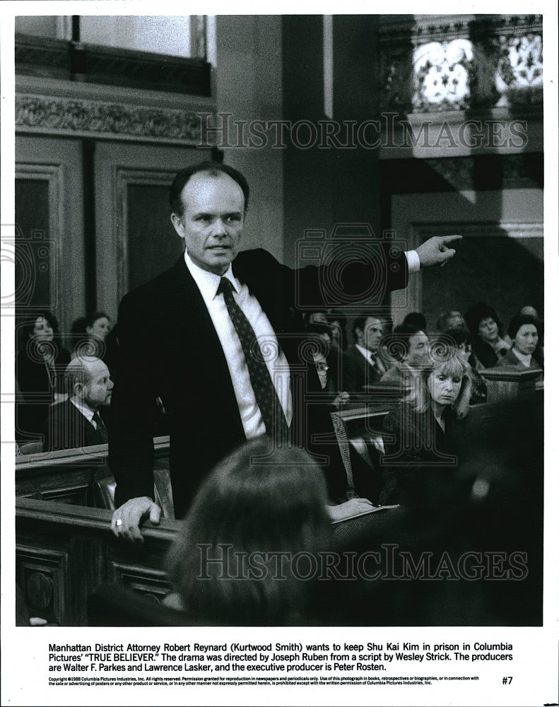 1988 Press Photo Kurtwood Smith American Actor True Believer Drama Movie Film- Historic Images