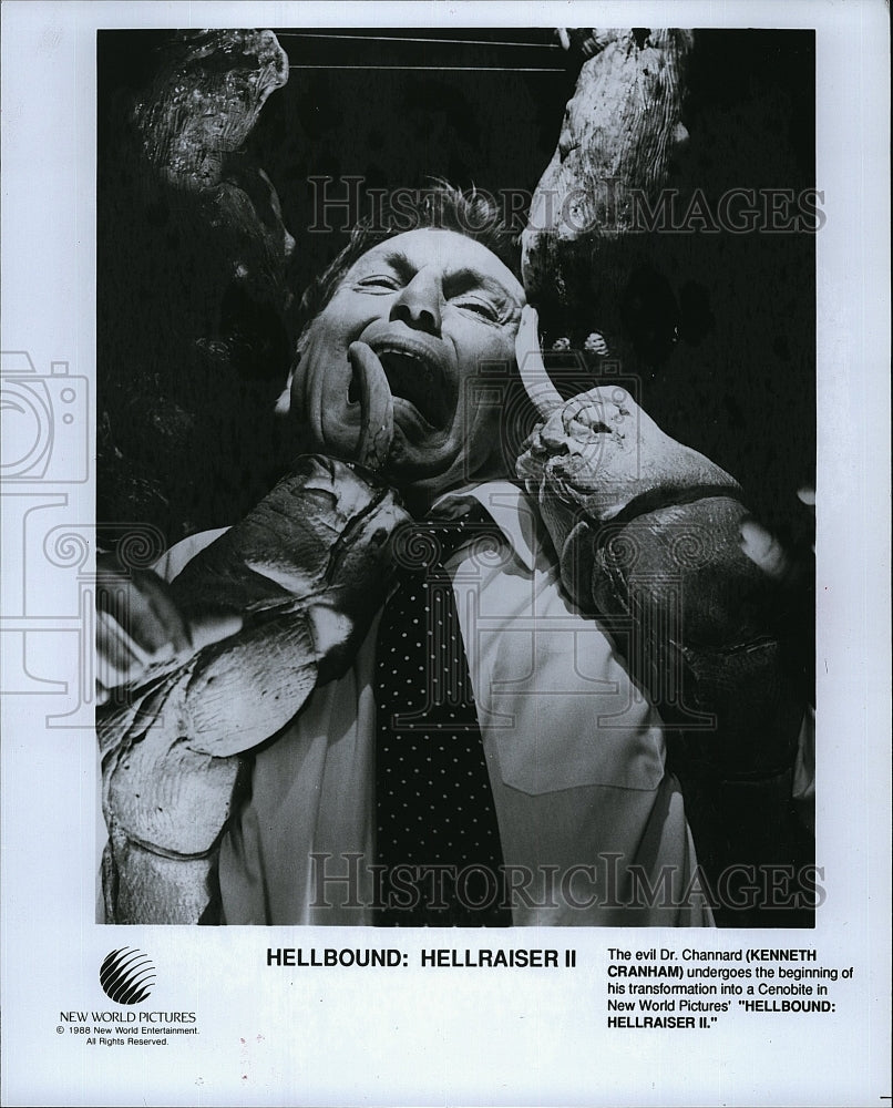 1988 Press Photo &quot;Hellbound:Hellraise II&quot; starring Kenneth Cranham- Historic Images