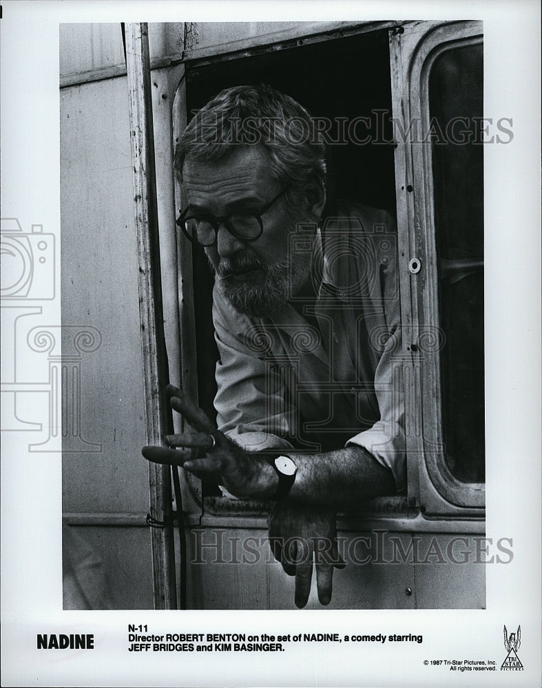 1987 Press Photo &quot;Nadine&quot; director Robert Benton- Historic Images