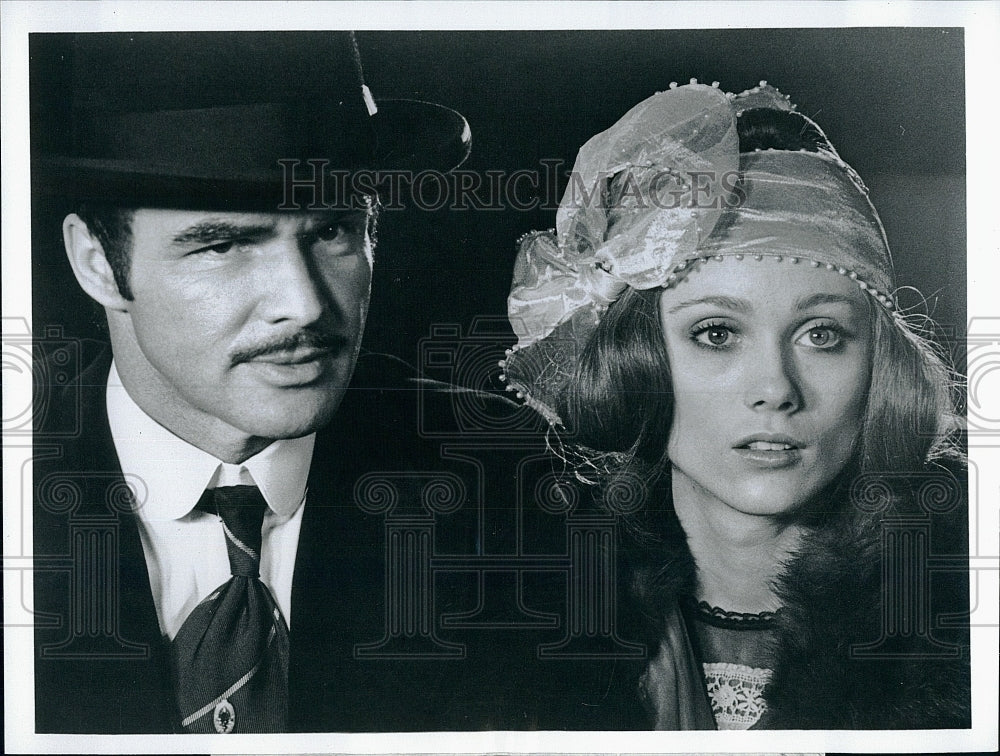 1981 Press Photo Burt Reynolds and Jane Hitchcock in &quot;Nickelodeon&quot;.- Historic Images