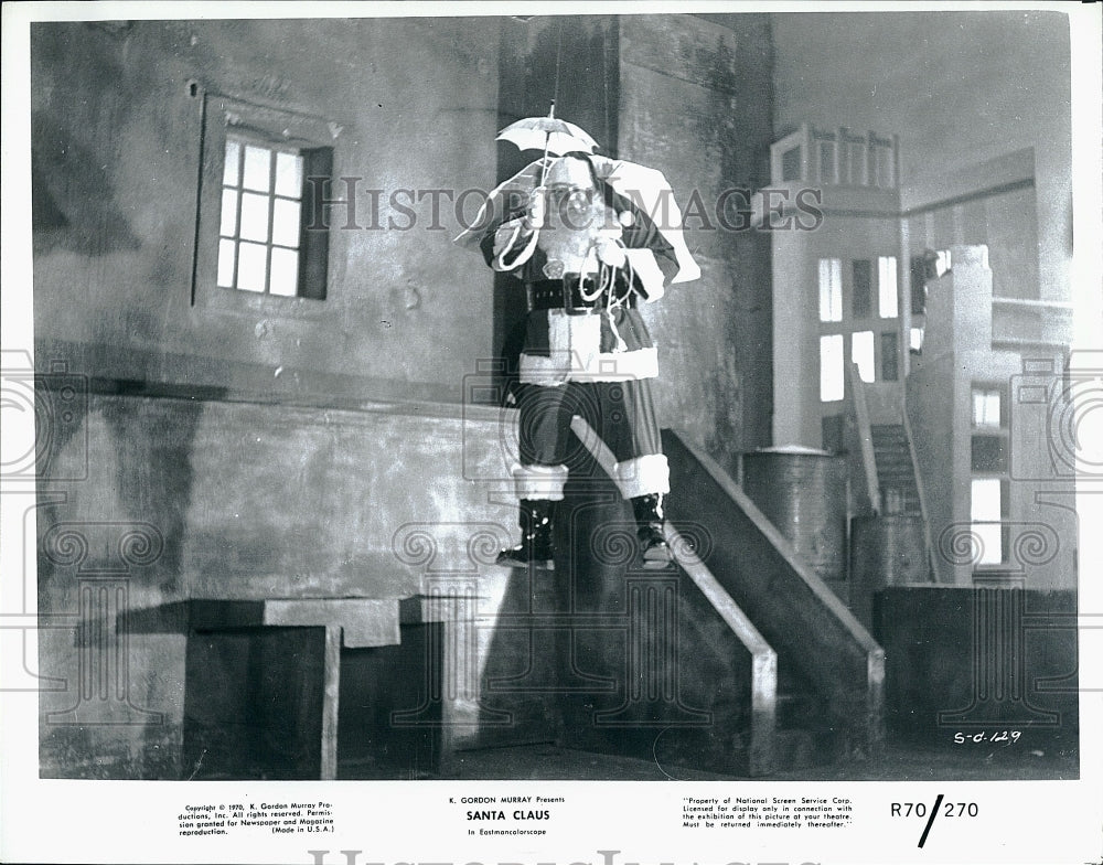 1970 Press Photo "Santa Claus" starring Edmund Gwenn- Historic Images