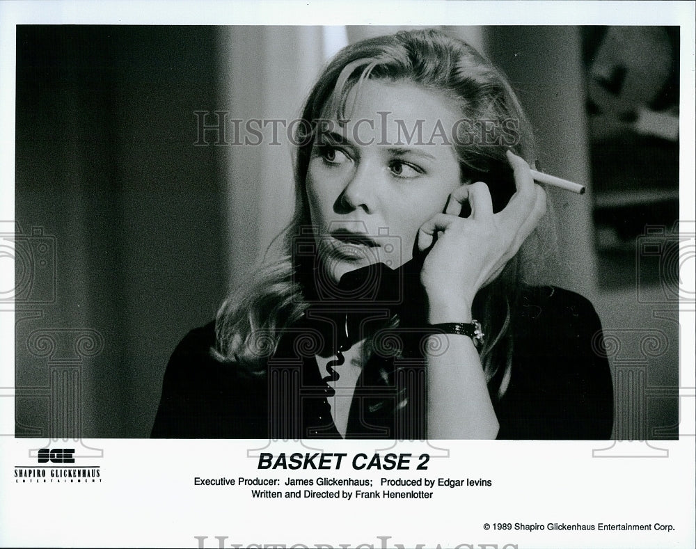 1989 Press Photo Heather Rattray in "Basket Case 2"- Historic Images