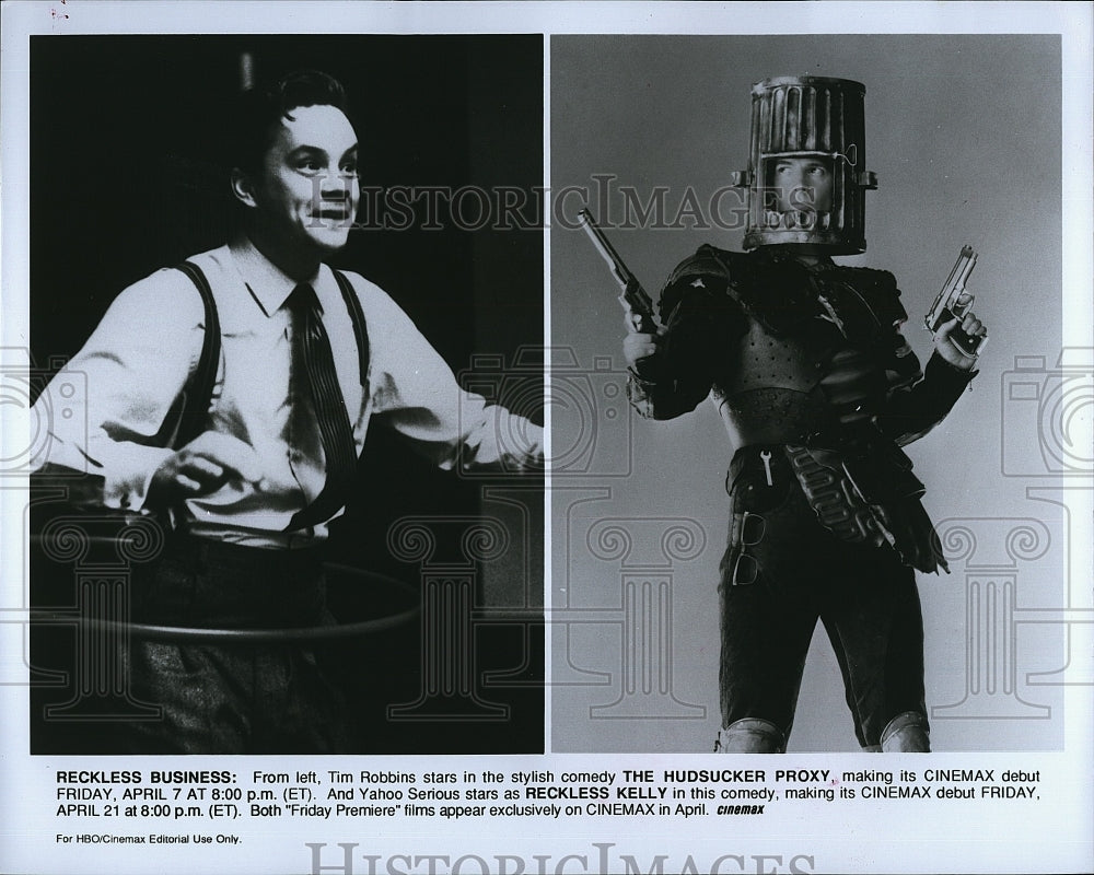 1984 Press Photo Actor Tim Robbins in &quot;The Hudsucker Proxy&quot;- Historic Images