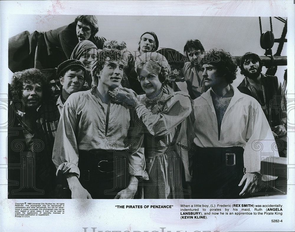 1983 Press Photo Rex Smith Actor Angela Lansbury Kevin Kline Pirates Of Penzance- Historic Images