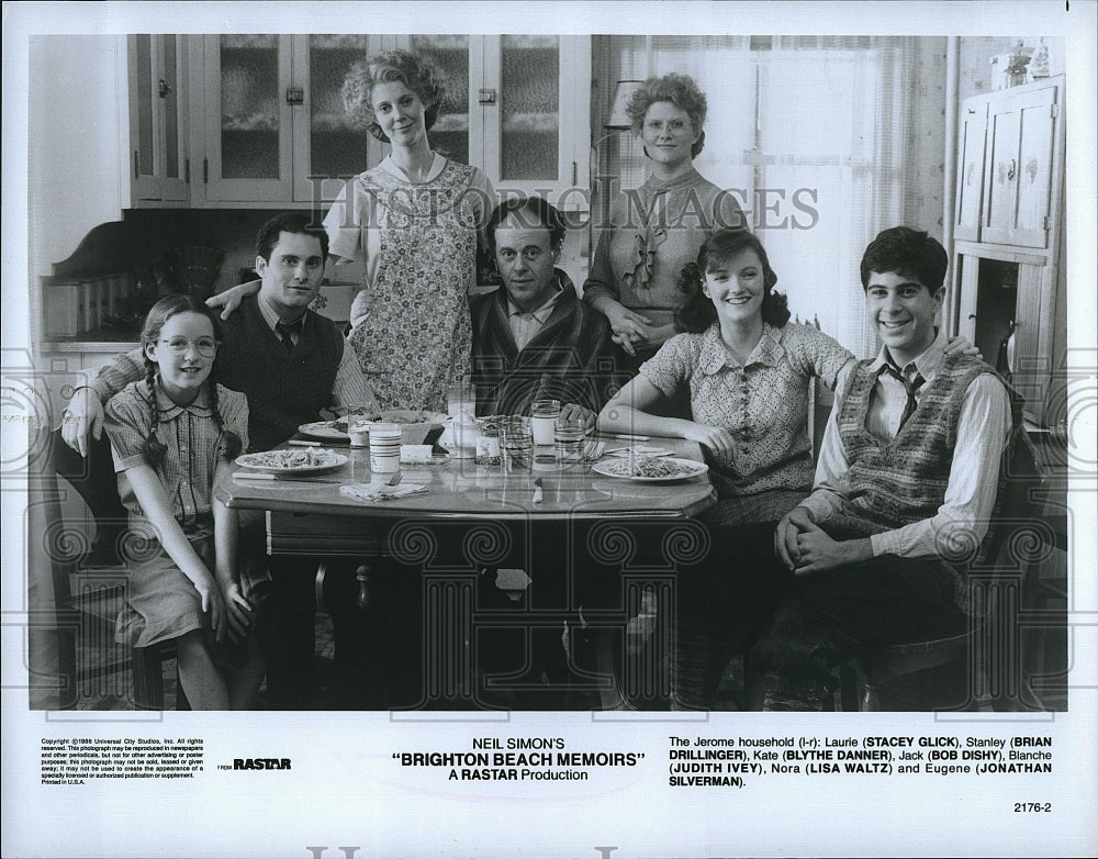 1986 Press Photo Brighton Beach Memoirs Stacey Glick Brian Drillinger ...