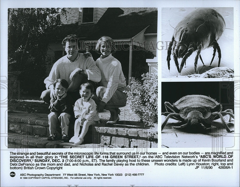 1990 Press Photo Movie Scenes and Cast of &quot;The Secret Life of 118 Green St&quot; - Historic Images