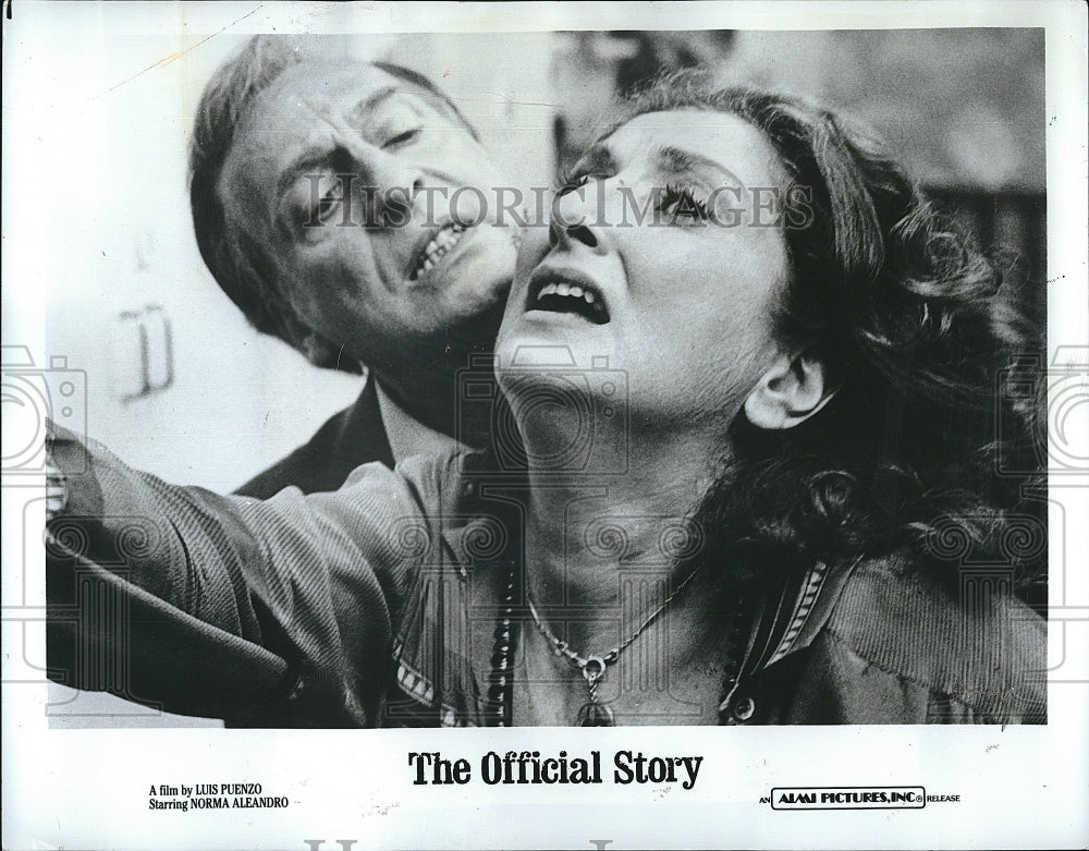 1985 Press Photo Actress Norma Aleandro in &quot;The Official Story&quot;- Historic Images