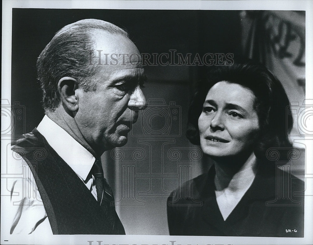 Press Photo Jack Albertson Patricia Neal The Subject Was Roses - Historic Images