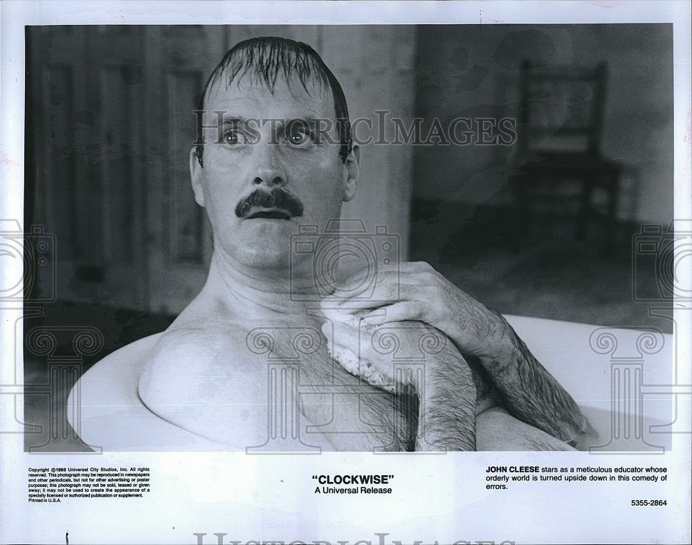 1986 Press Photo &quot;Clockwise&quot; starring John Cleese- Historic Images