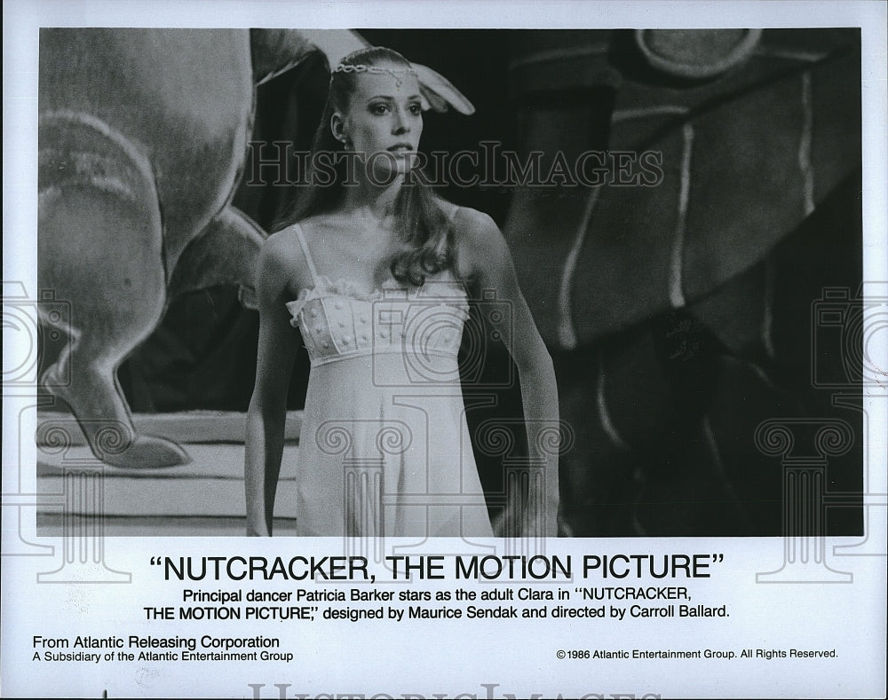 1986 Press Photo Patricia Barker Actress Dancer Nutcracker Motion Picture Movie- Historic Images