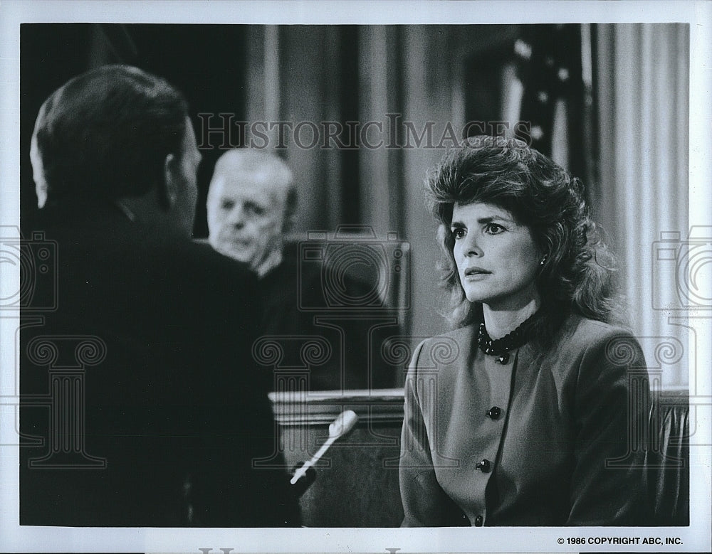 1986 Press Photo Katharine Ross &quot;The Colbys&quot;- Historic Images