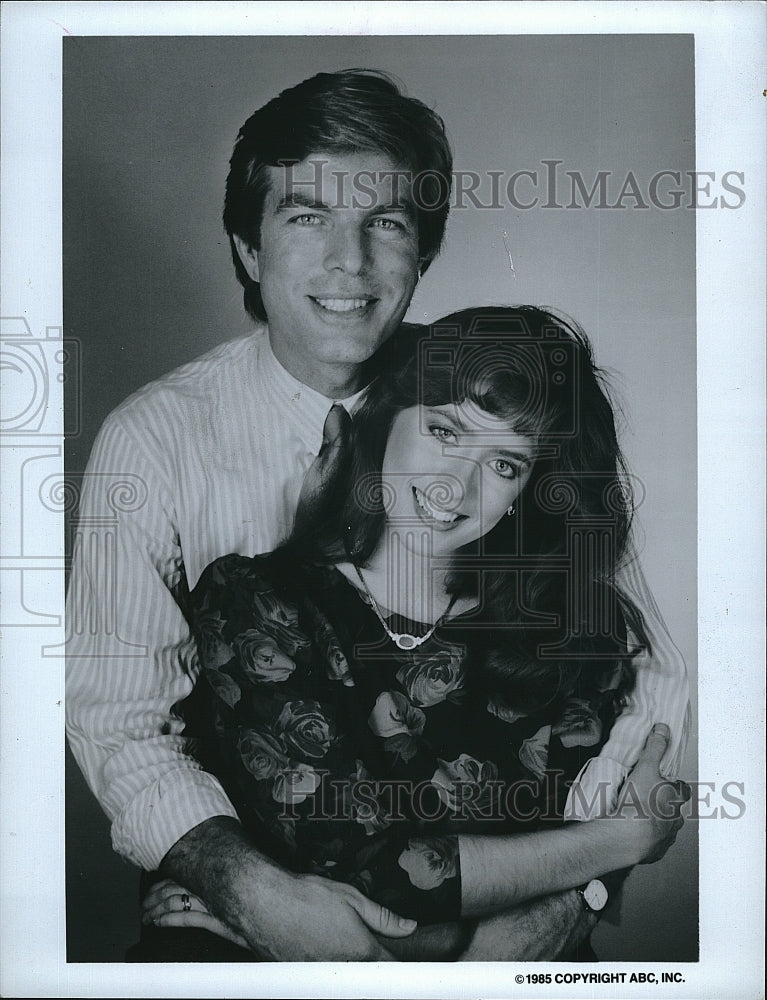 1985 Press Photo Actress and Actor of ABC Inc.- Historic Images