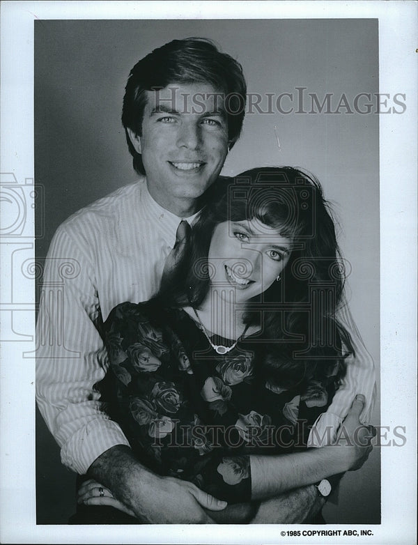 1985 Press Photo Actress and Actor of ABC Inc. - Historic Images