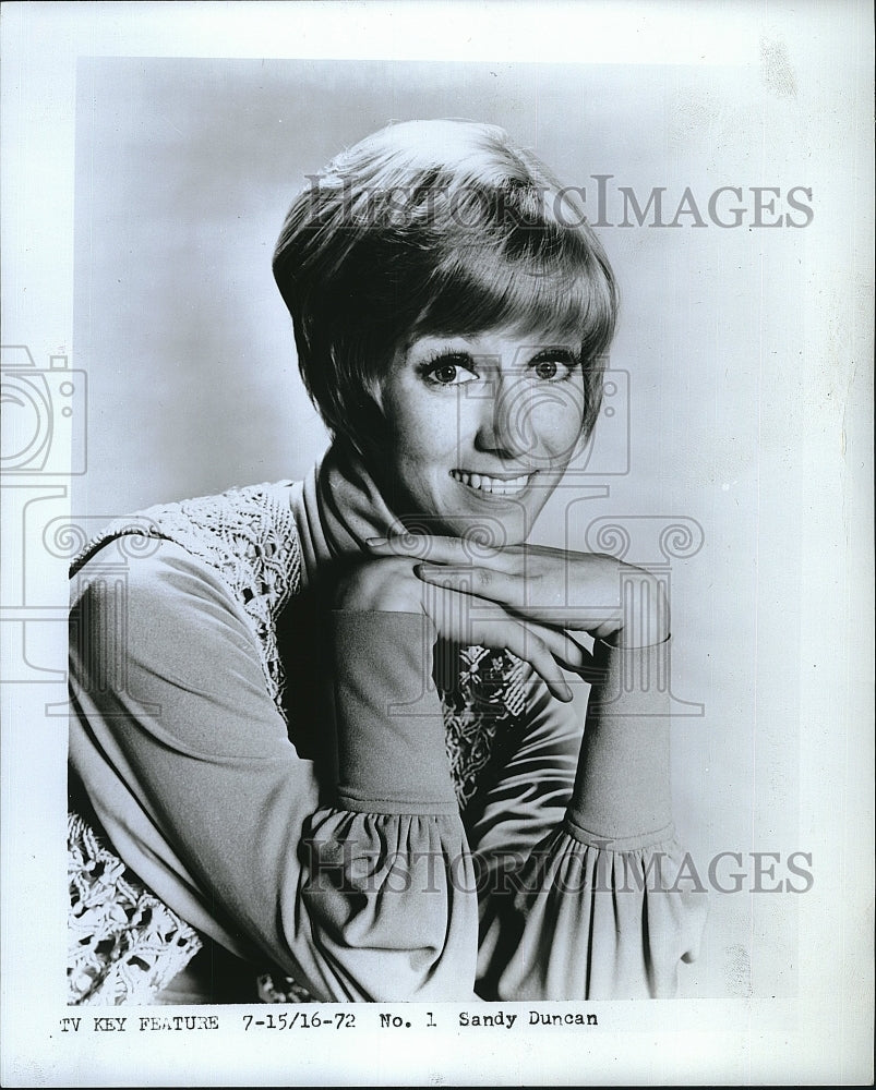 1972 Press Photo Actress Sandy Duncan- Historic Images