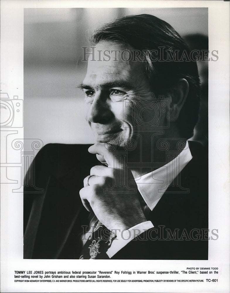 1994 Press Photo  "The Client" starring Tommy Lee Jones - Historic Images