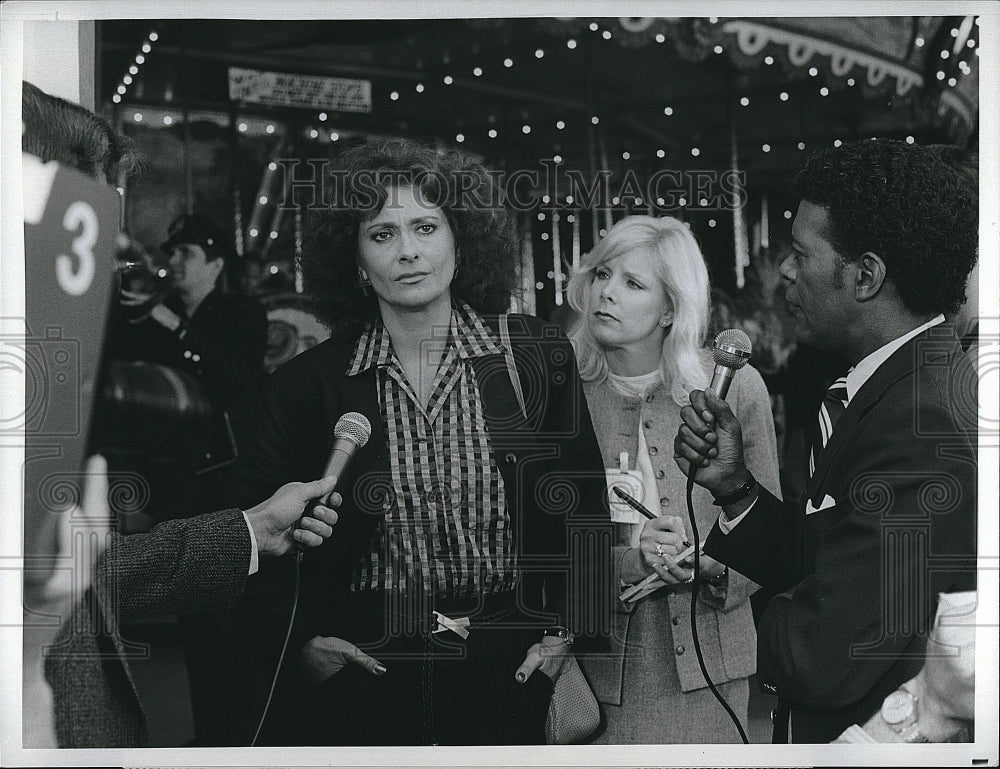 1986 Press Photo TV Series&quot;Cagney &amp; Lacey&quot; Elizabeth Ashley Sharon Gless- Historic Images