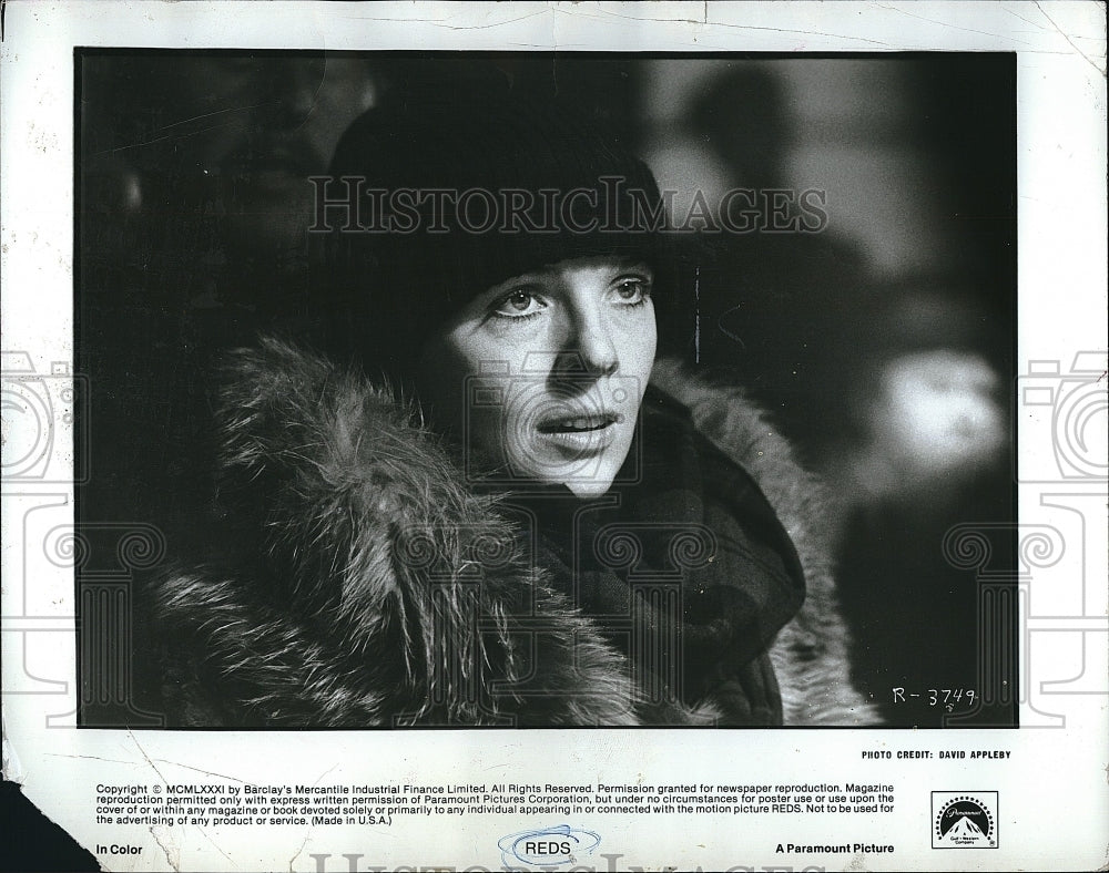 1981 Press Photo Diane Keaton in &quot;Reds&quot;- Historic Images