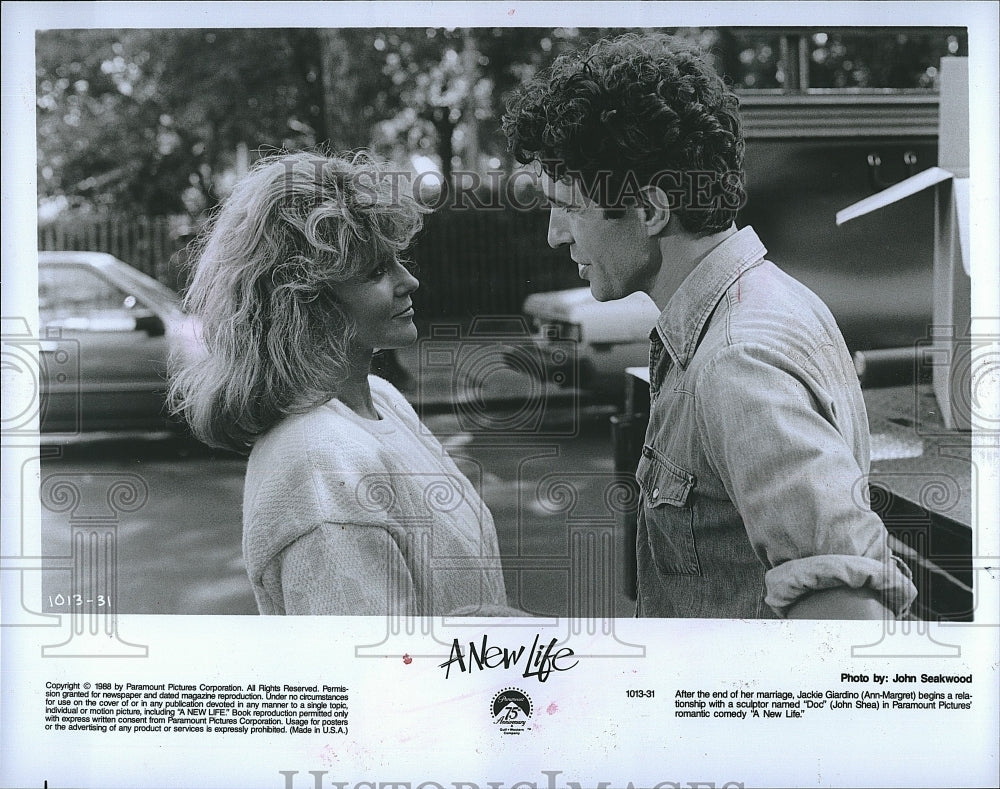 1989 Press Photo &quot;A New Life&quot; Ann-Margaret &amp; John Shea- Historic Images