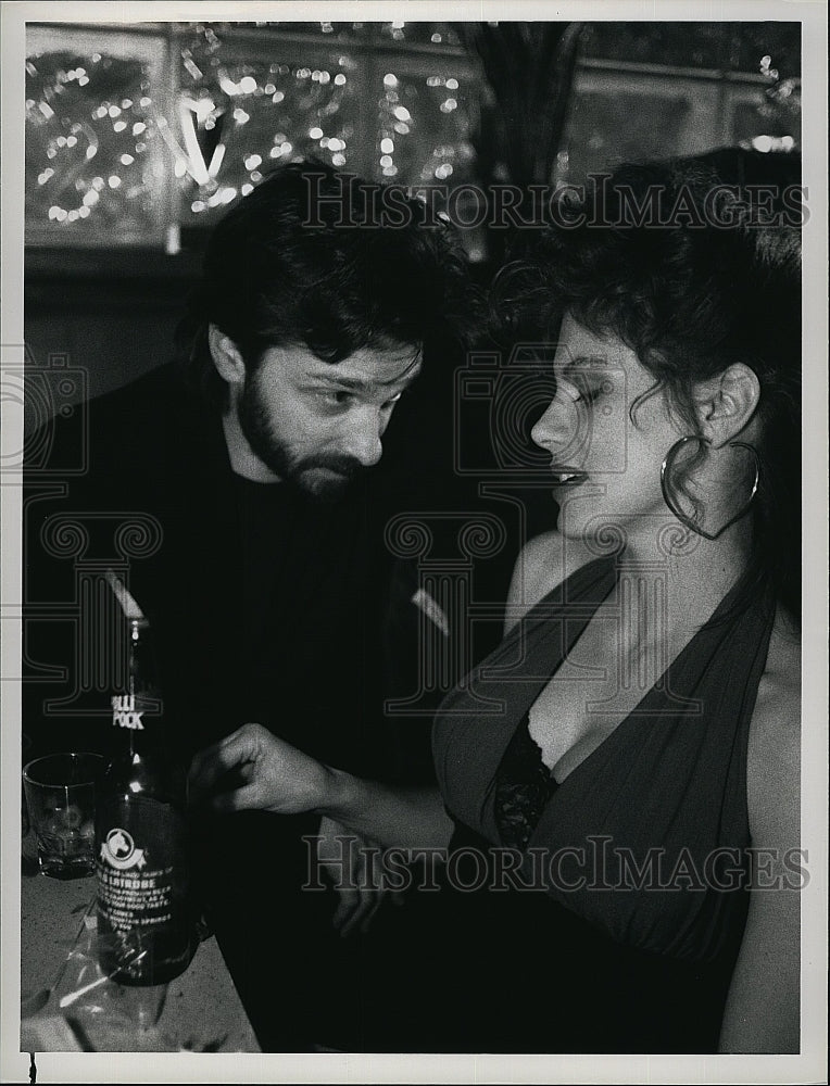 1989 Press Photo Christine Moore Actress Dennis Boutsikaris Actor Dream Street- Historic Images