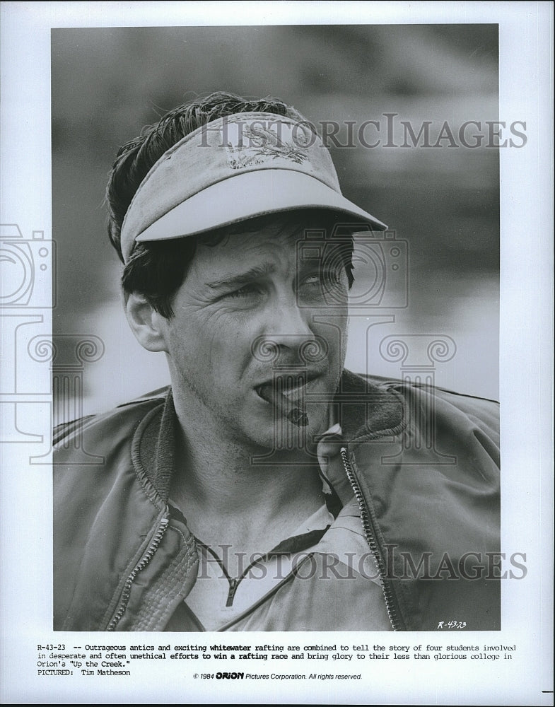 1984 Press Photo Actor Tim Matheson in &quot;Up the Creek&quot;- Historic Images