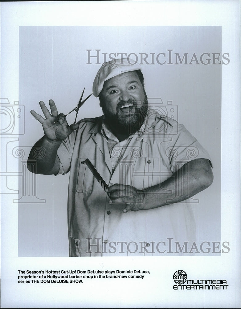 1987 Press Photo Actor Dom DeLuise in &quot;The Dom DeLuise Show&quot;- Historic Images