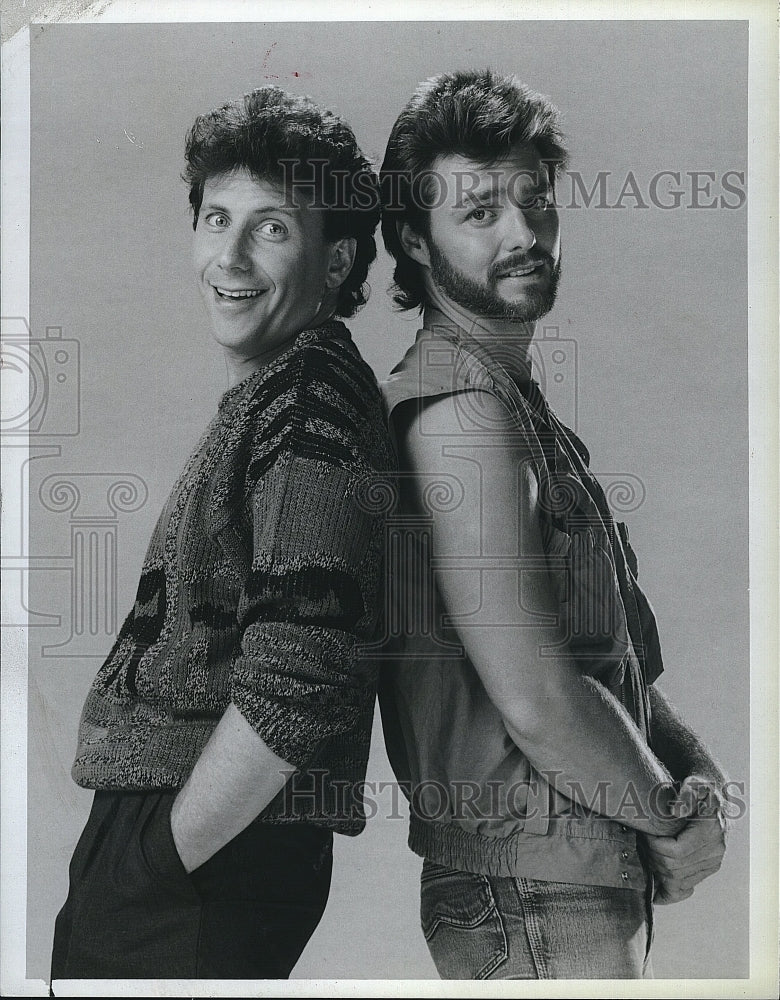 1987 Press Photo &quot;My Two Dads&quot; Greg Evigan ,Paul Reiser- Historic Images