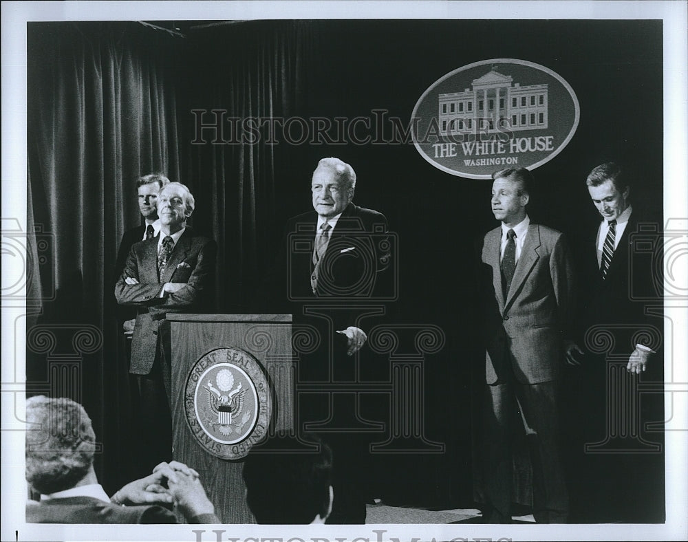 1987 Press Photo Actor George C. Scott In &quot;Mr. President&quot;- Historic Images