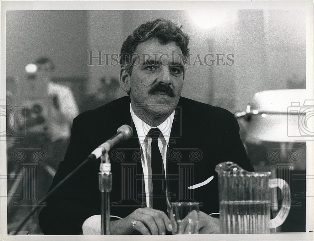 1988 Press Photo Television show Crime Story The Hearings- Historic Images