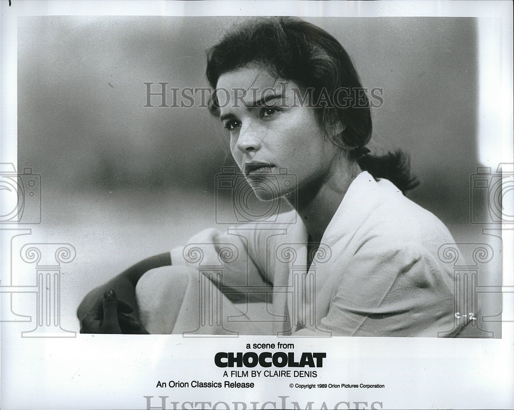 1989 Press Photo Actress Giulia Boschi In &quot;Chocolat&quot;- Historic Images